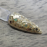 Champagne chunky glitter