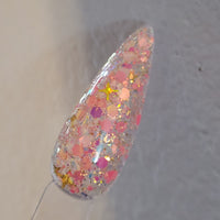 Chunky glitter dip powder