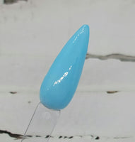 sky blue dip powder
