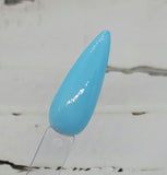 sky blue dip powder