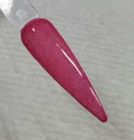 amethyst pink and purple dip powder