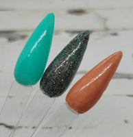 Bronzed Glitter Mint Trio