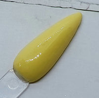 pastel yellow dip powder