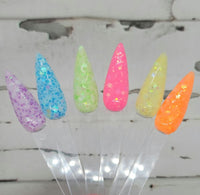 chunky glitter dip powder